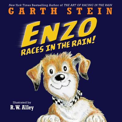 Book cover of Enzo Races in the Rain! by Garth Stein, R. W Alley (Illus.)