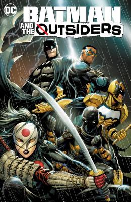 Book cover of Batman And The Outsiders, Vol. 1: Lesser Gods by Bryan Edward Hill, Dexter Soy (Illus.), Cian Tormey (Illus.), Veronica Gandini (Colors), Adriano Lucas (Colors), Clayton Cowles (Letters), Carlos M. Mangual (Colors)