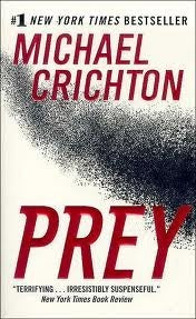 Book cover of Prey by Michael Crichton