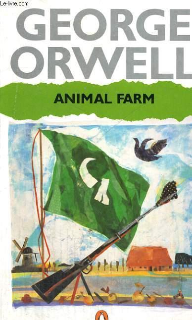 Book cover of Animal Farm by George Orwell