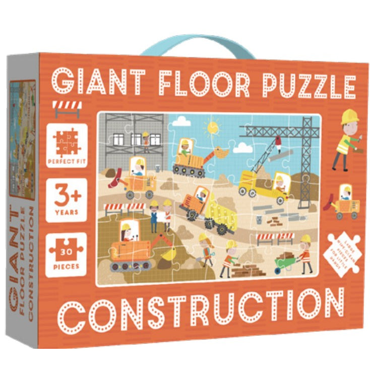Book cover of Giant Floor Puzzle Construction