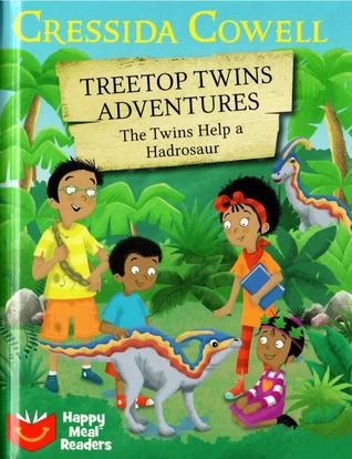 Book cover of The Twins Help a Hadrosaur by Cressida Cowell