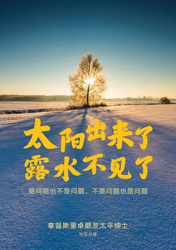 Book cover of 太阳出来了,露水不见了——拿督斯里卓顺发太平绅士与您分享 by 拿督斯里卓顺发太平绅士