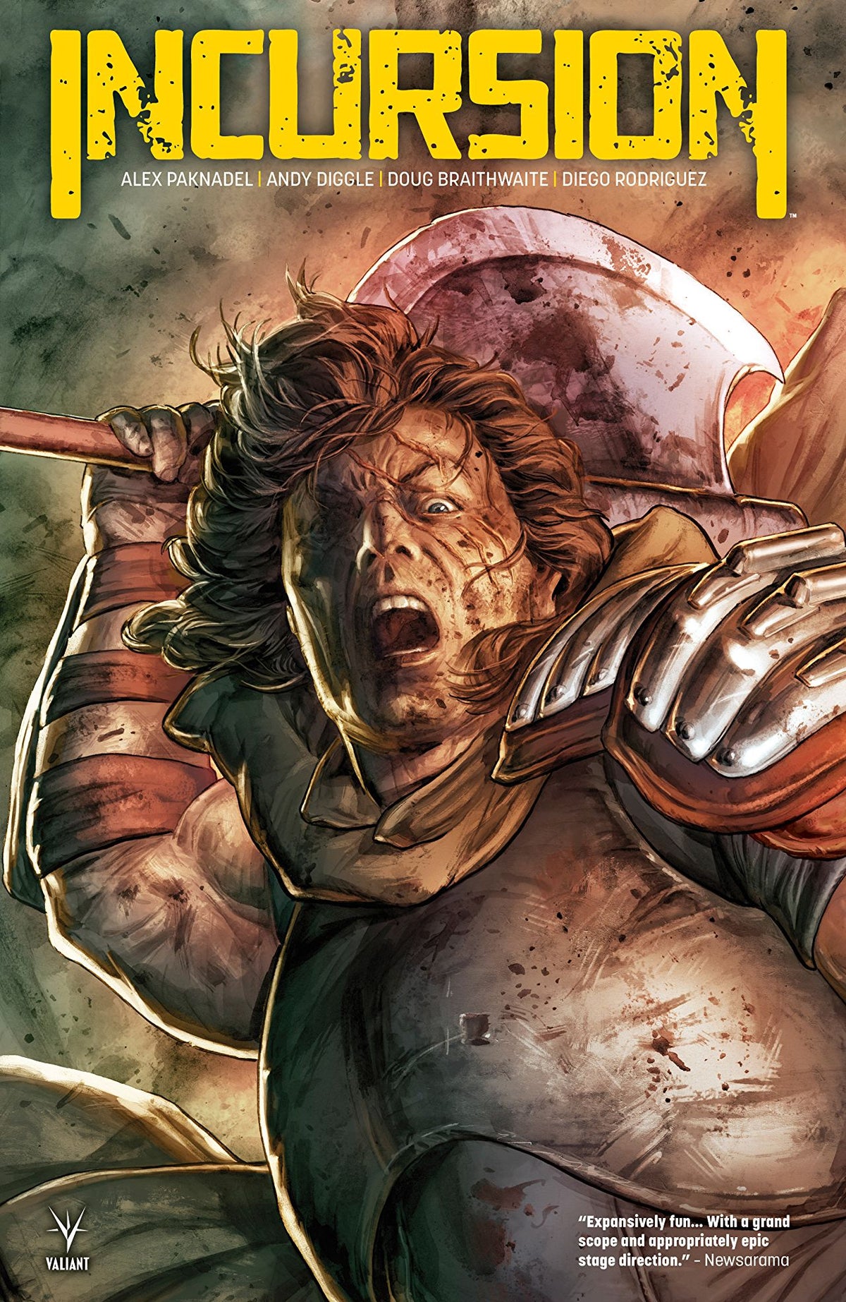 Book cover of Incursion by Alex Paknadel (Co-Writer), Andy Diggle (Co-Writer), Doug Braithwaite (Illus.)