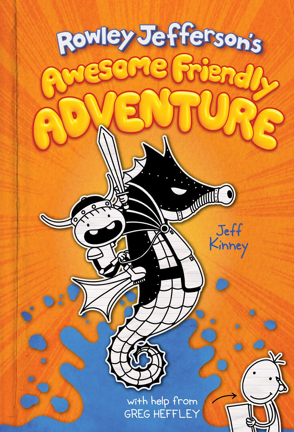 Book cover of Rowley Jefferson'S Awesome Friendly Adventure by KINNEY JEFF