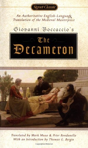 Book cover of The Decameron by Giovanni Boccaccio, Peter Bondanella (Trans.), Thomas G. Bergin (Introduction)
