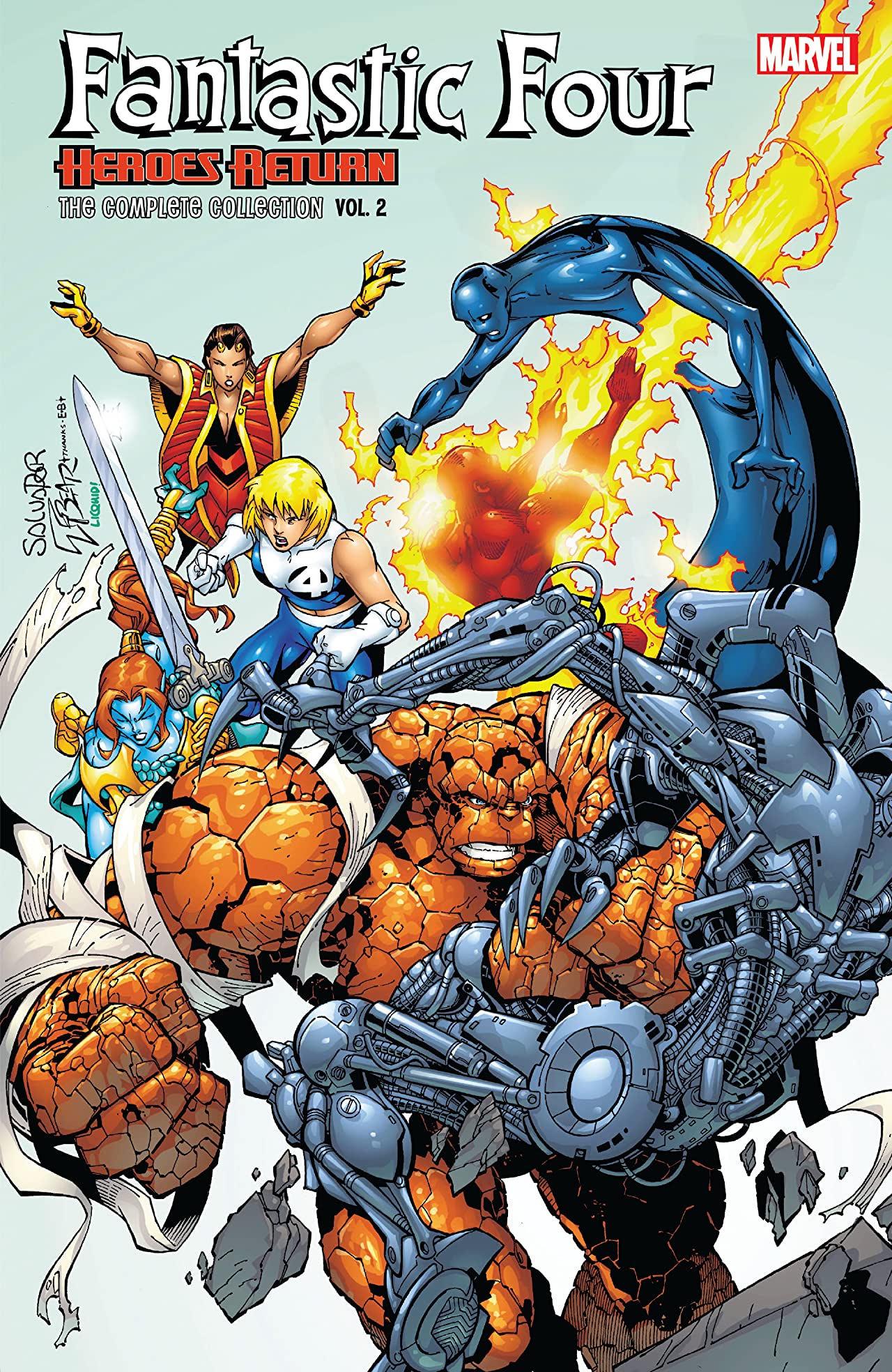 Book cover of Fantastic Four: Heroes Return - The Complete Collection, Vol. 2 by Scott Lobdell, Chris Claremont