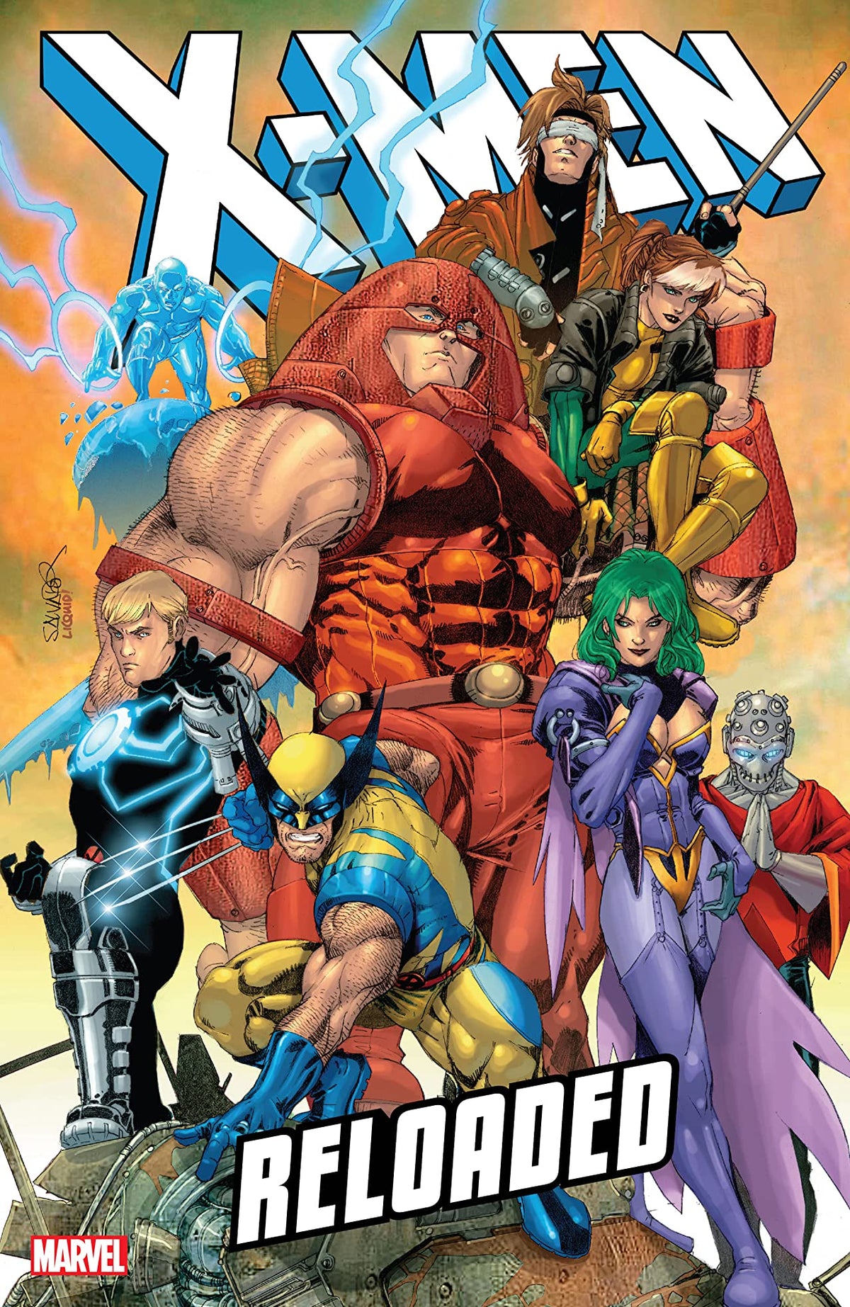 Book cover of X-Men: Reloaded by Chuck Austen, Salvador Larroca (Illus.)