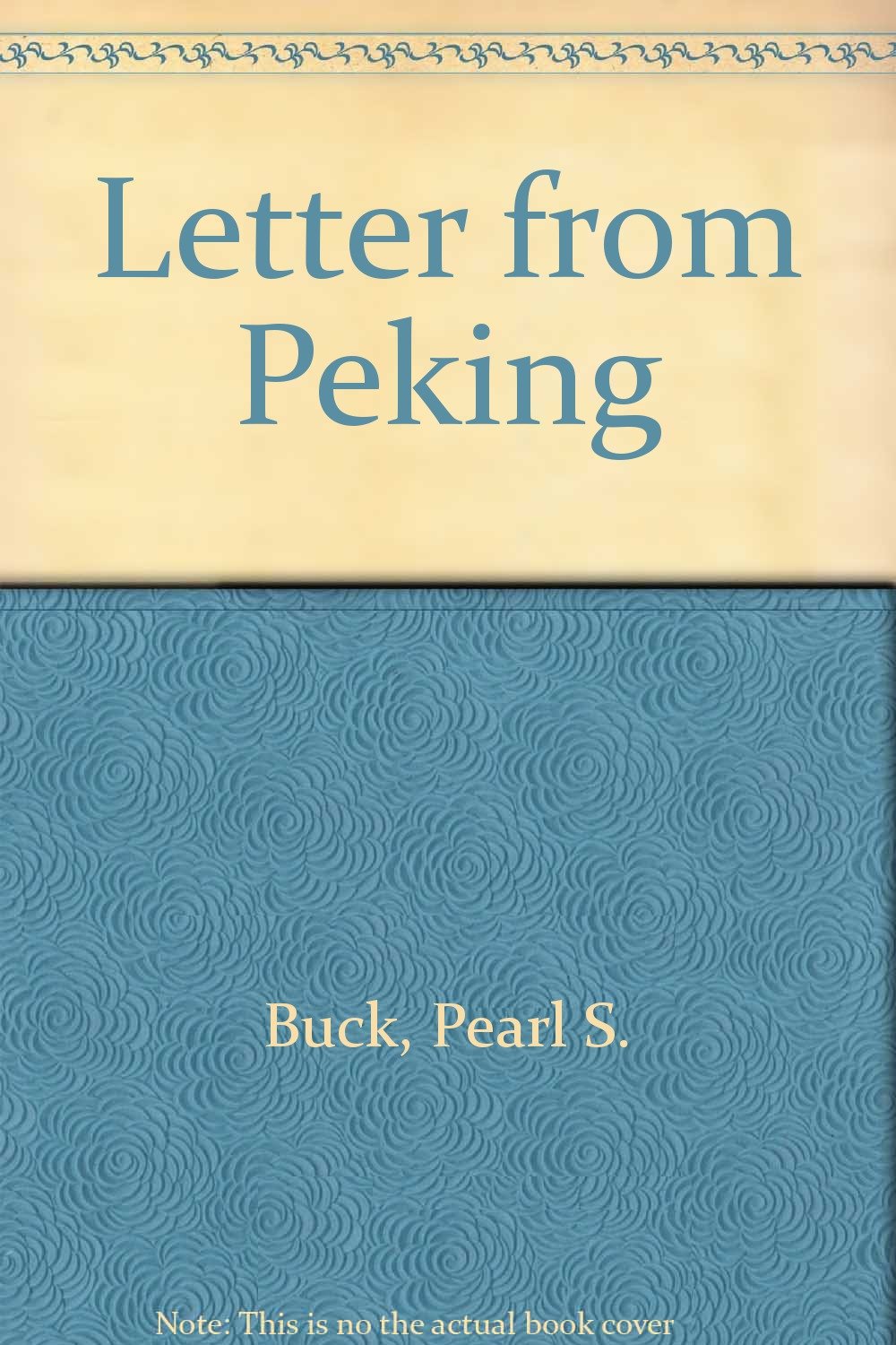 Book cover of Letter From Peking by Pearl S. Buck