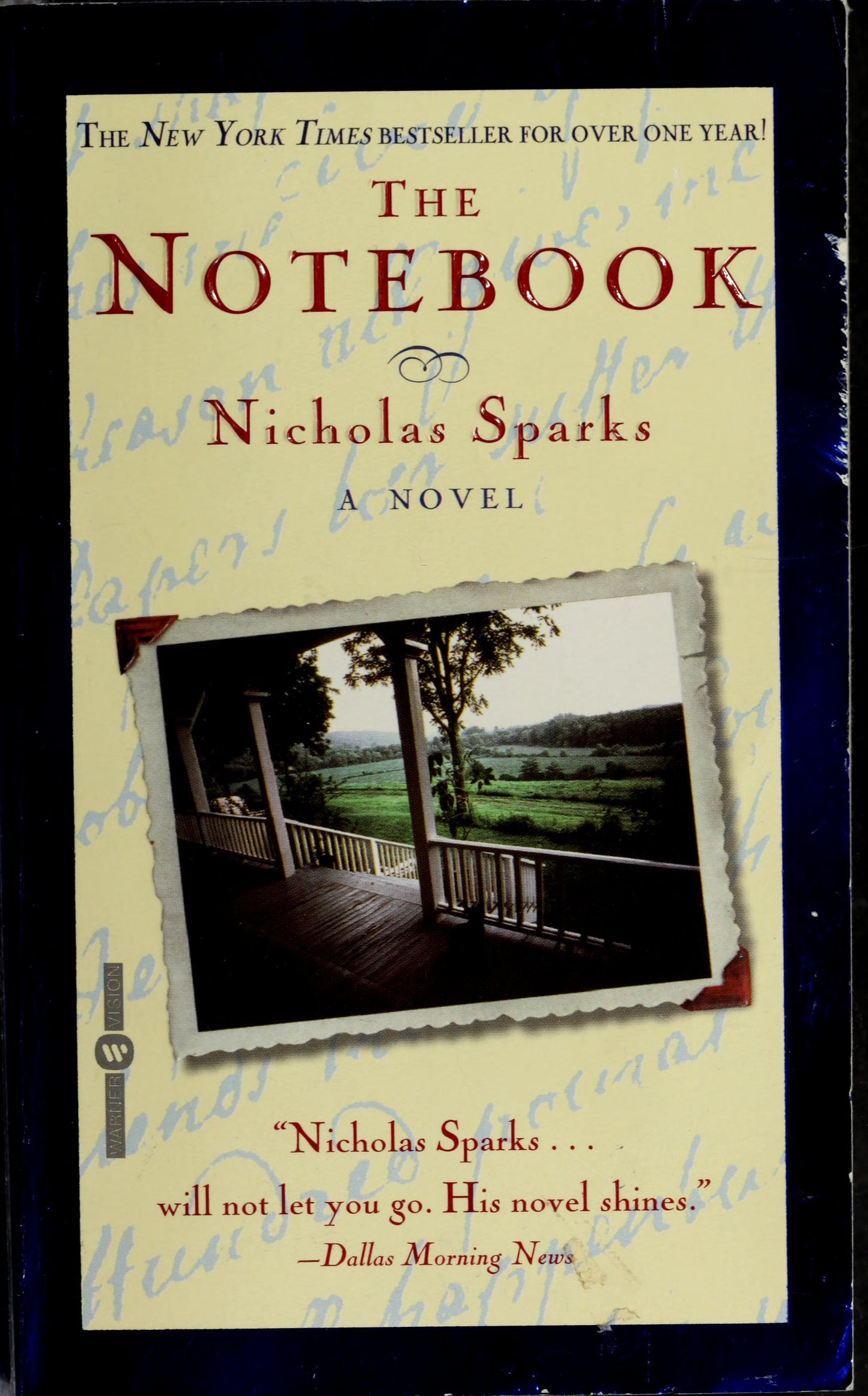 Book cover of The Notebook by Nicholas Sparks