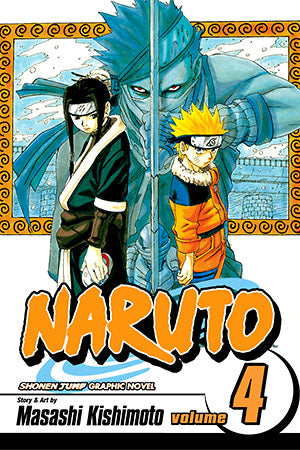 Book cover of Naruto, Vol. 04: Hero’s Bridge by Masashi Kishimoto
