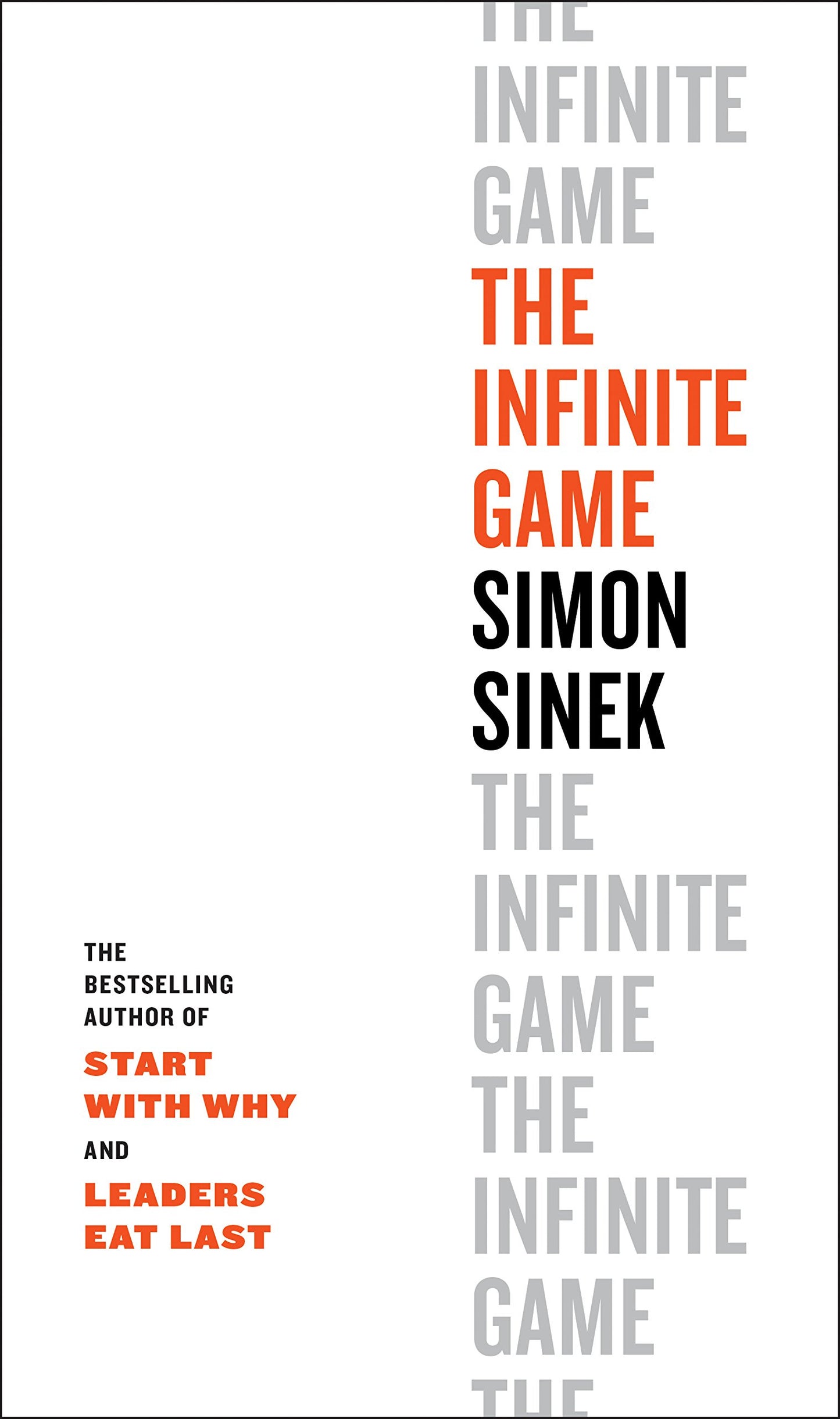 Book cover of The Infinite Game by Simon Sinek