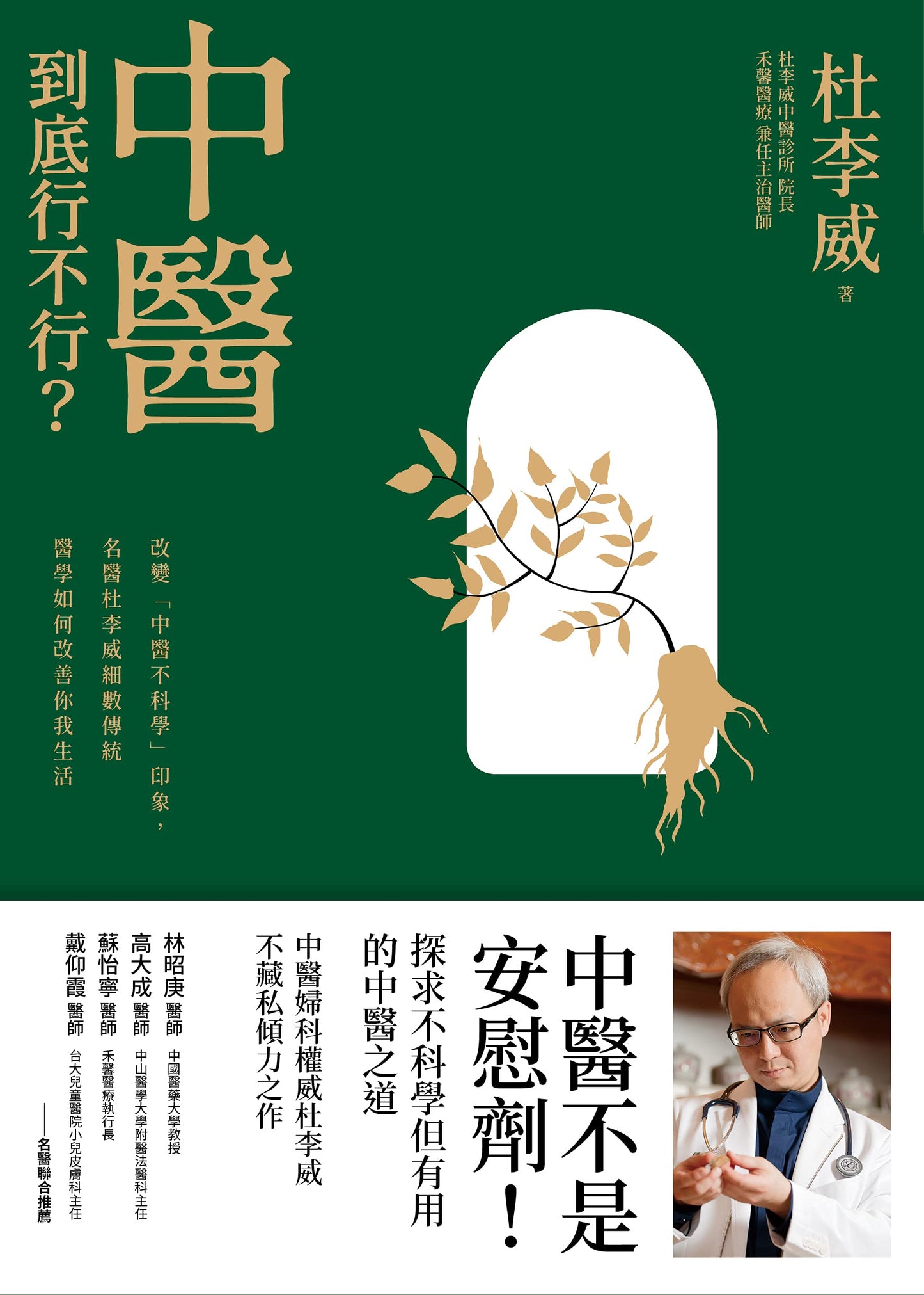Book cover of 中醫到底行不行?: 改變「中醫不科學」的印象,名醫杜李威細數傳統醫學如何改善你我的生活 by 杜李威