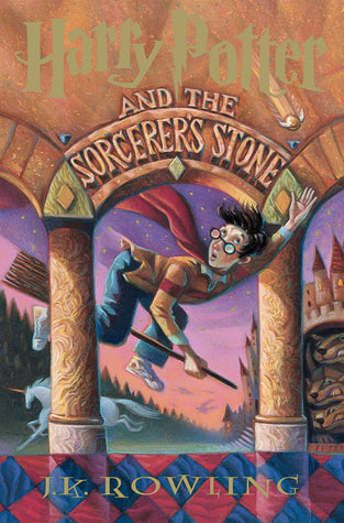 Book cover of Harry Potter And The Sorcerer's Stone by J.K. Rowling, Mary GrandPré (Illus.)