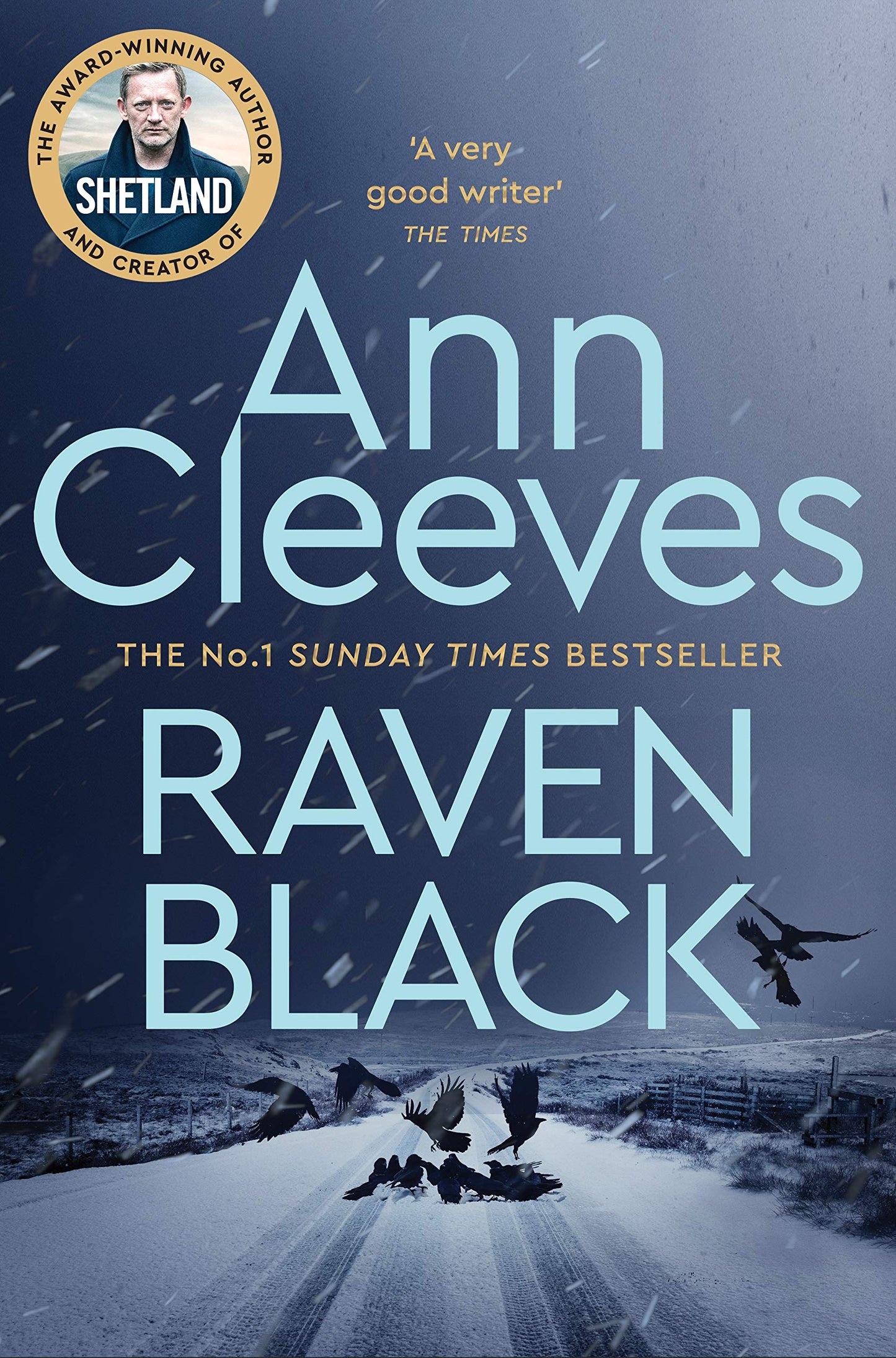 Book cover of Raven Black by Ann Cleeves