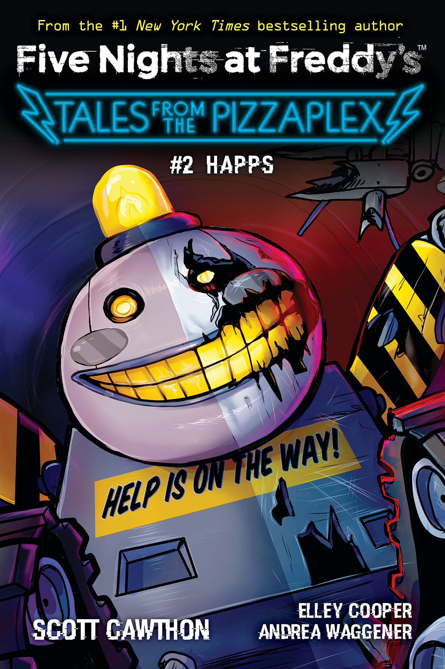 Book cover of Happs by Scott Cawthon, Elley Cooper, Andrea Waggener