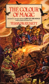 Book cover of The Colour of Magic by Terry Pratchett