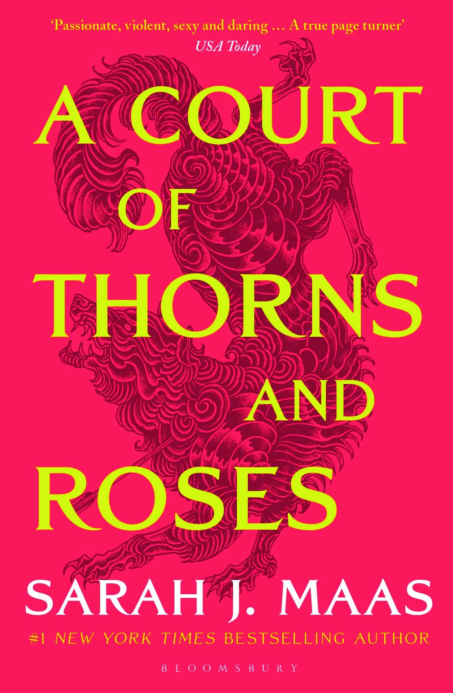 Book cover of A Court Of Thorns And Roses by Sarah J. Maas