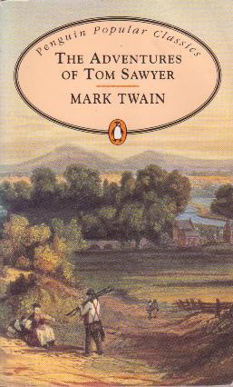Book cover of The Adventures Of Tom Sawyer by Mark Twain