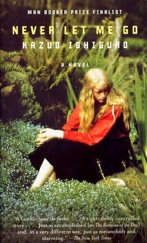 Book cover of Never Let Me Go by Kazuo Ishiguro