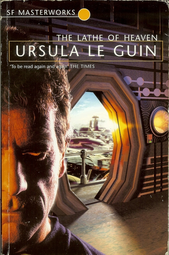 Book cover of The Lathe of Heaven by Ursula K. Le Guin