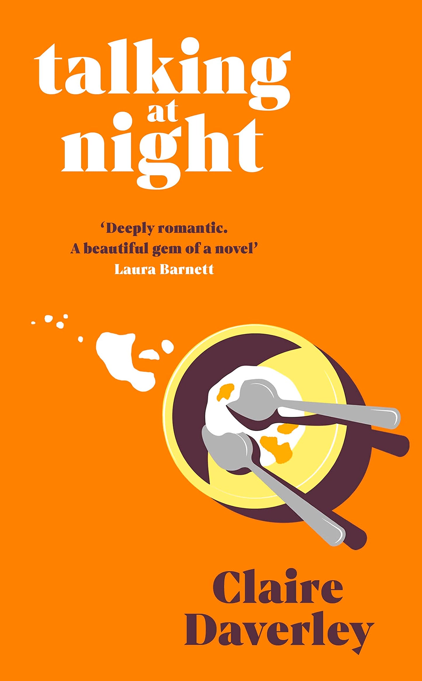 Book cover of Talking At Night by Claire Daverley