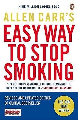 Book cover of Allen Carr's Easy Way to Stop Smoking: Be a Happy Non-Smoker for the Rest of Your Life by Allen Carr