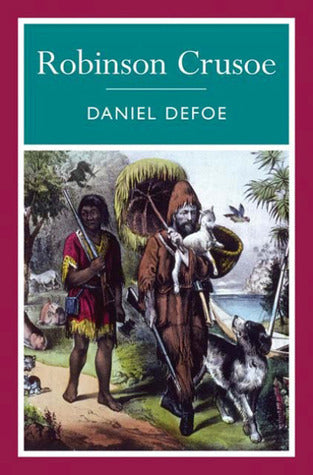 Book cover of Robinson Crusoe by Daniel Defoe