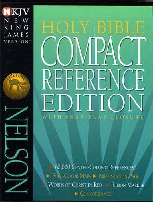 Book cover of Compact Reference Bible-Snap Flap-Nkj by Anonymous