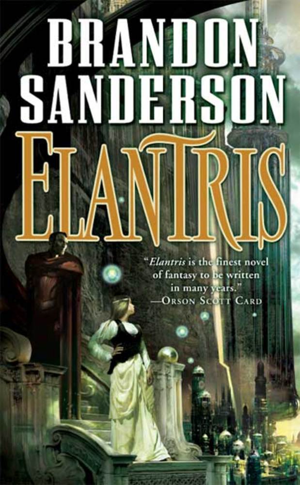 Book cover of Elantris by Brandon Sanderson