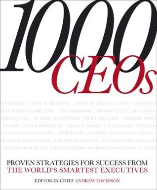 Book cover of 1000 Ceos by Andrew Davidson, Marshall Goldsmith (Contrib.), Steve Coomber (Contrib.), Marjan Bolmeijer (Contrib.)