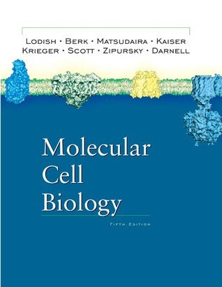 Book cover of Molecular Cell Biology by Harvey F. Lodish, Arnold Berk, Paul Matsudaira, Chris A. Kaiser, Monty Krieger, Matthew P. Scott, Lawrence Zipursky, James Darnell