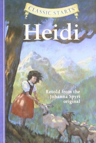 Book cover of Heidi by Lisa Church (Adapter), Jamel Akib (Illustrations), Arthur Pober (Afterword)