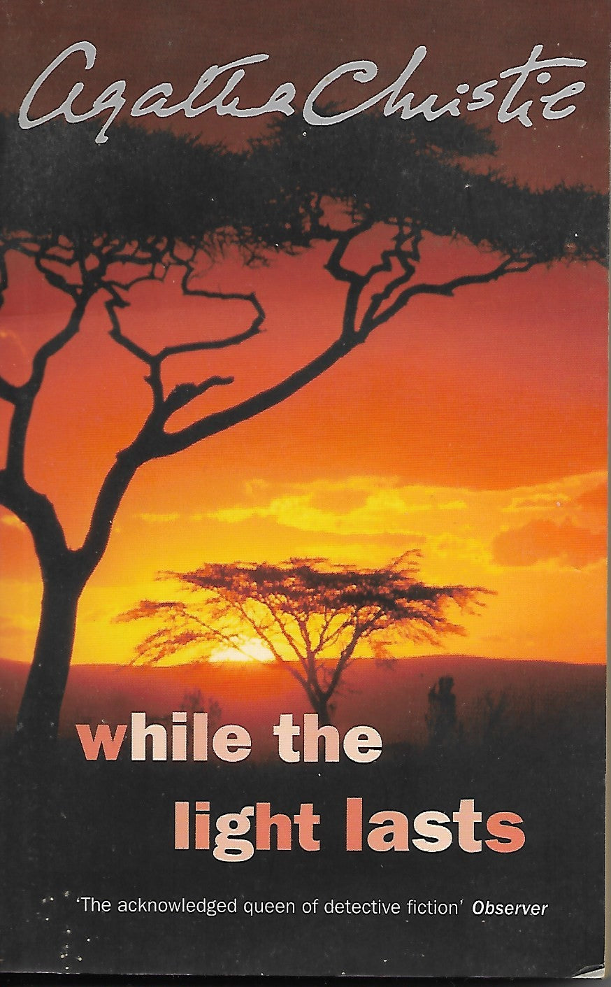 Book cover of While The Light Lasts by Agatha Christie