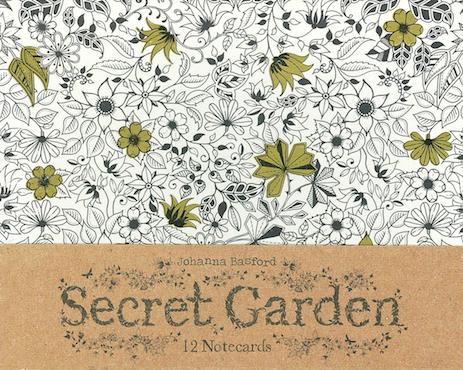 Book cover of Secret Garden: 12 Notecards by Johanna Basford