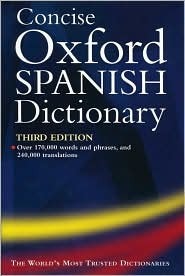 Book cover of The Concise Oxford Spanish Dictionary by Nicholas Rollin (Ed.)