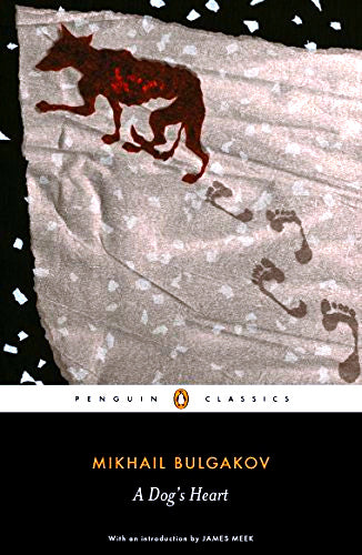 Book cover of A Dog's Heart by Mikhail Bulgakov, James Meek (Foreword), Andrew Bromfield (Trans.)