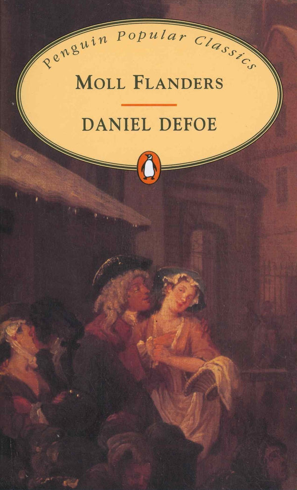 Book cover of Moll Flanders by Daniel Defoe