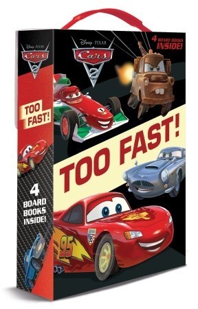 Book cover of Too Fast!: 4 Board Books by Walt Disney Company
