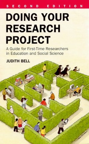 Book cover of Doing Your Research Project: A Guide for First-Time Researchers in Education and Social Science by Judith Bell