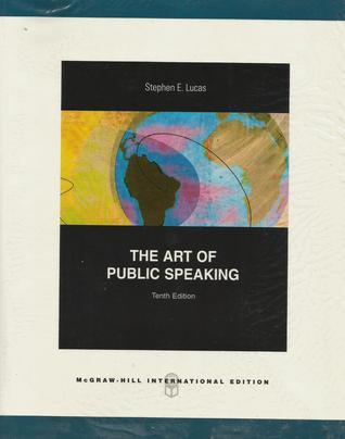 Book cover of The Art Of Public Speaking by Lucas