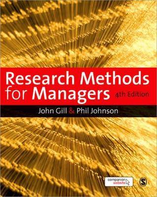 Book cover of Research Methods For Managers by John   Gill, Phil Johnson