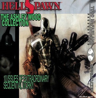 Book cover of Hellspawn: The Ashley Wood Collection by Brian Michael Bendis, Steve Niles