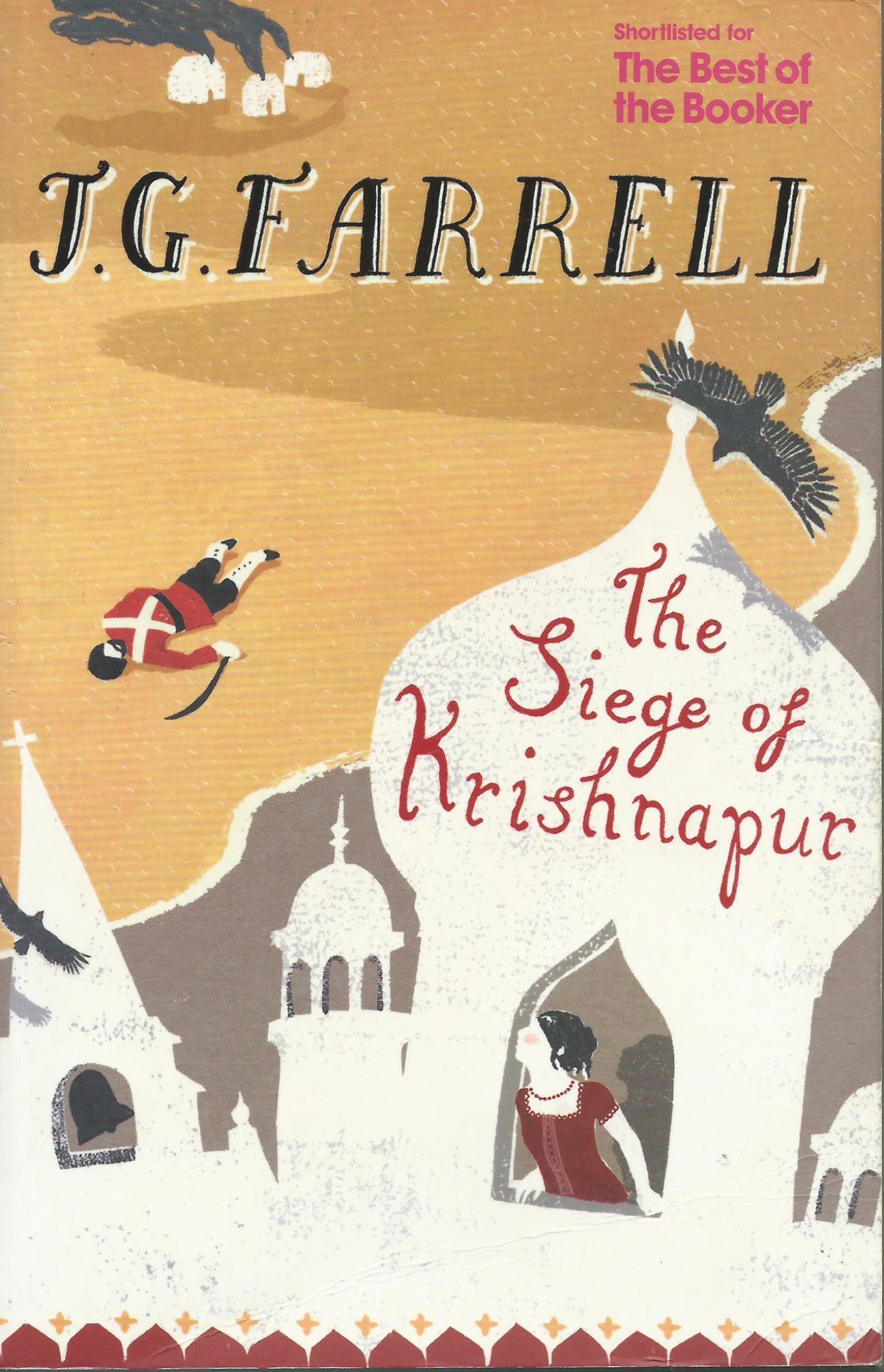 Book cover of The Siege of Krishnapur by J.G. Farrell