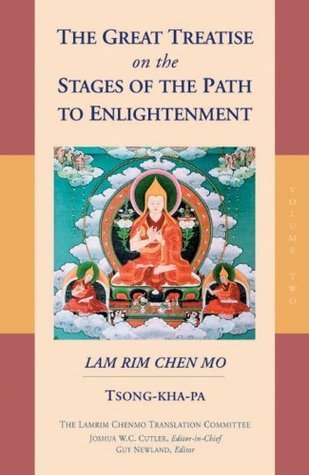 Book cover of The Great Treatise On The Stages Of The Path To Enlightenment (Volume 2) by Tsongkhapa