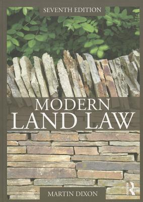 Book cover of Modern Land Law by Martin Dixon