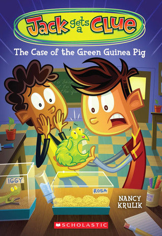Book cover of The Case of the Green Guinea Pig by Nancy E. Krulik, Gary LaCoste (Illus.)