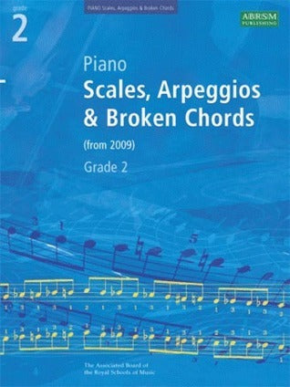 Book cover of Piano Scales, Arpeggios & Broken Chords, Grade 2 by Associated Board of the Royal Schools of Music