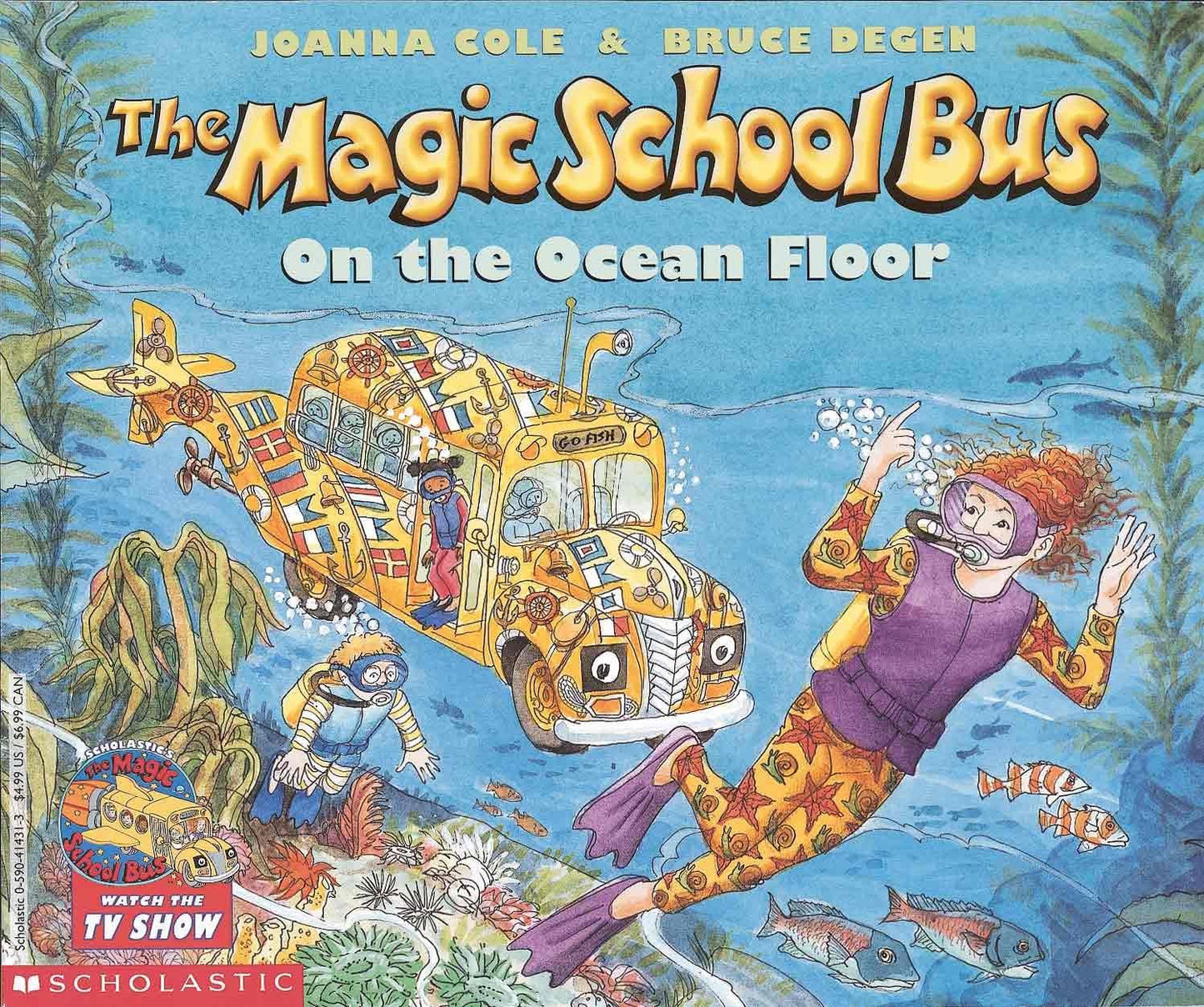 Book cover of On The Ocean Floor by Joanna Cole, Bruce Degen (Illus.), Lívia Miklós (translator)