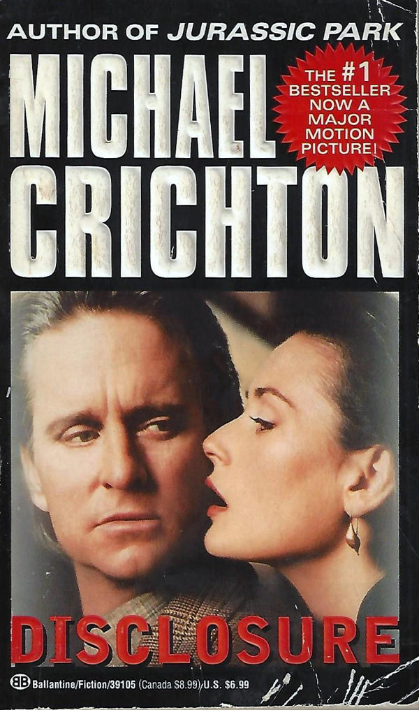 Book cover of Disclosure by Michael Crichton